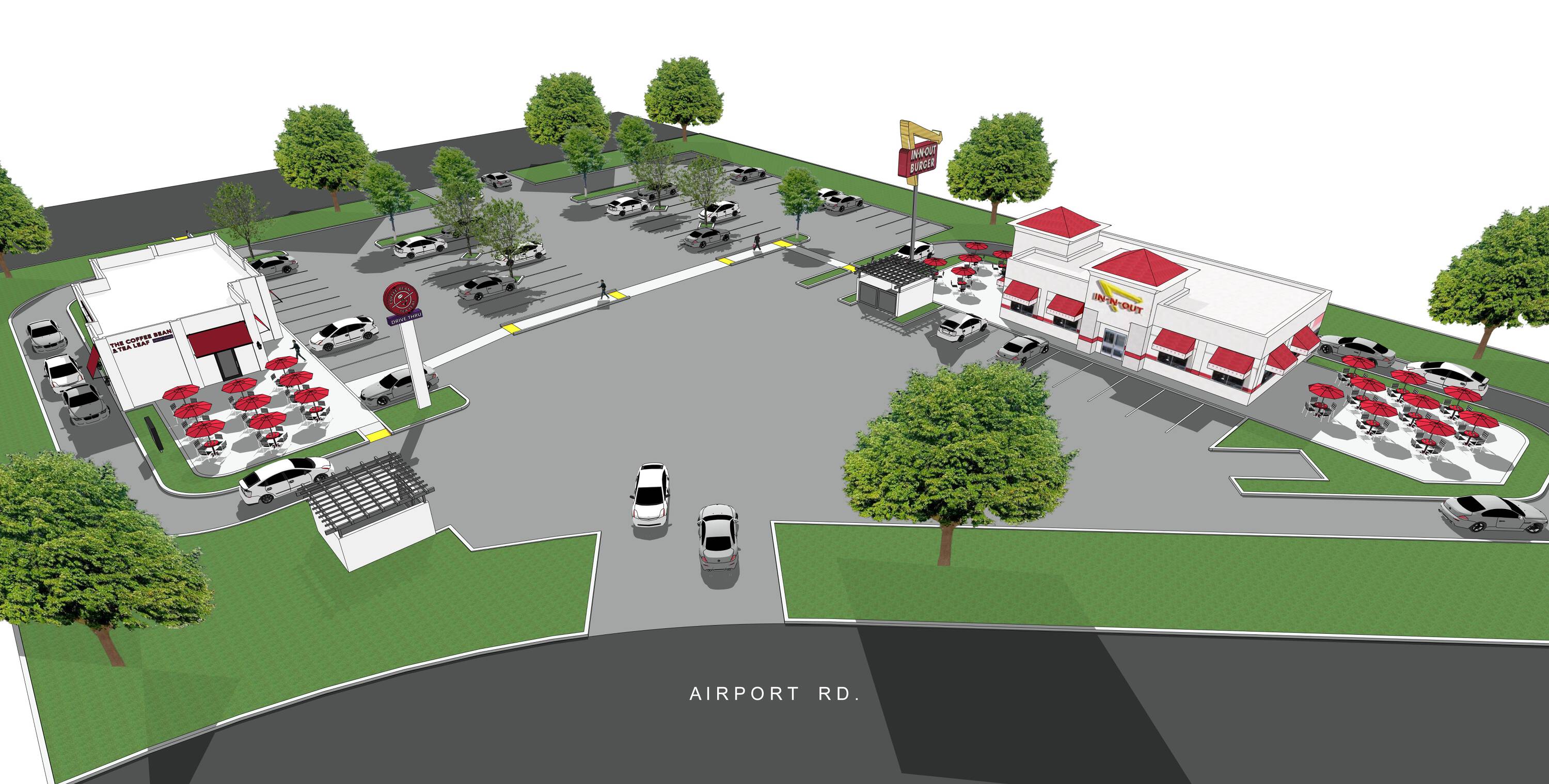 Two Drive-Thru Retail Pads For Lease